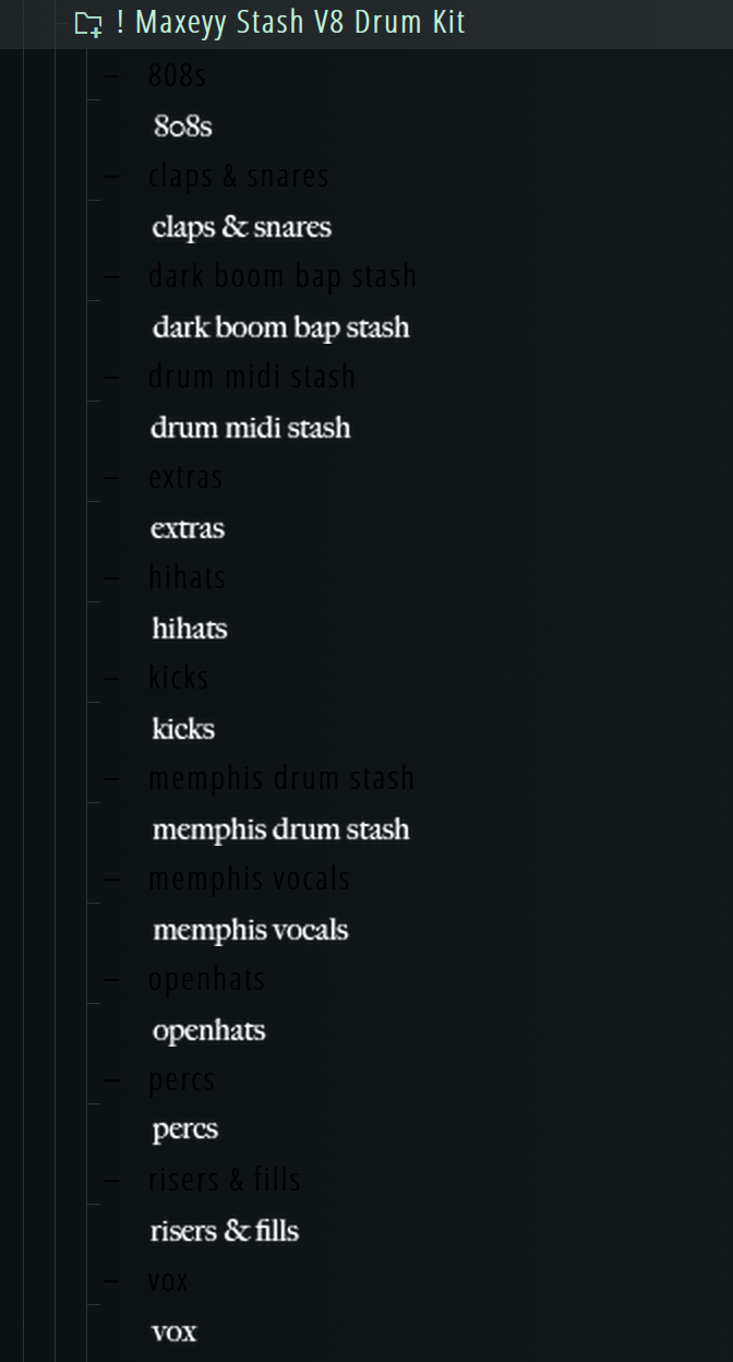 Maxeyy Stash V8 Drum Kit FL Studio Skin
